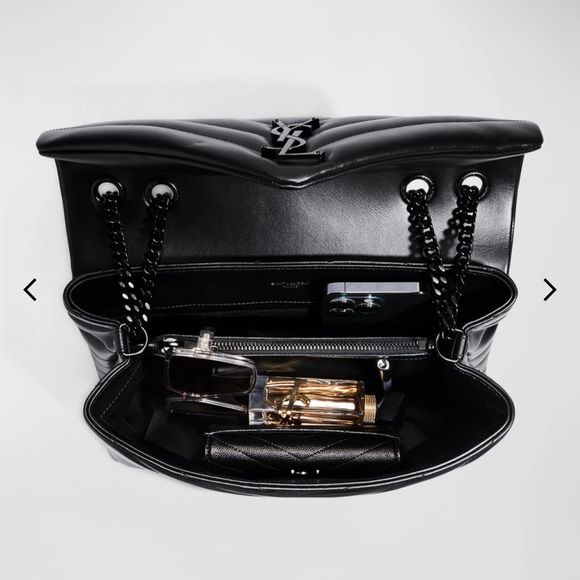 Saint Laurent Loulou Shoulder Bag Medium - black - Great Condition - Picture 7 of 7